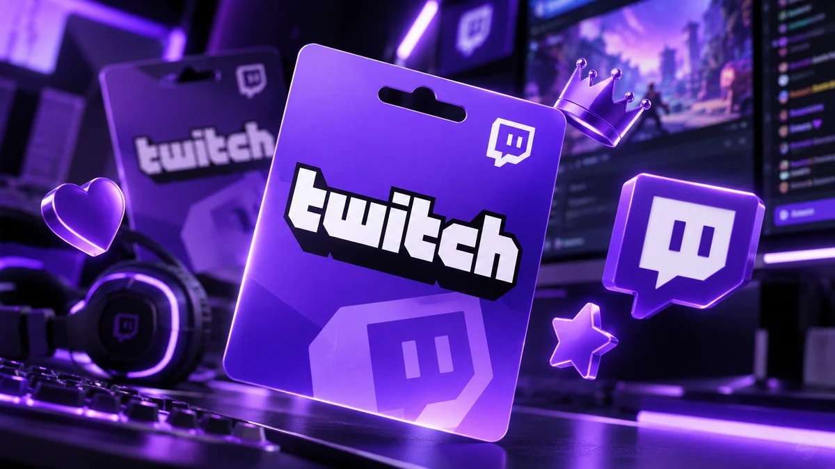 Twitch — подарочная карта EUR